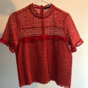 Walter baker red summer top